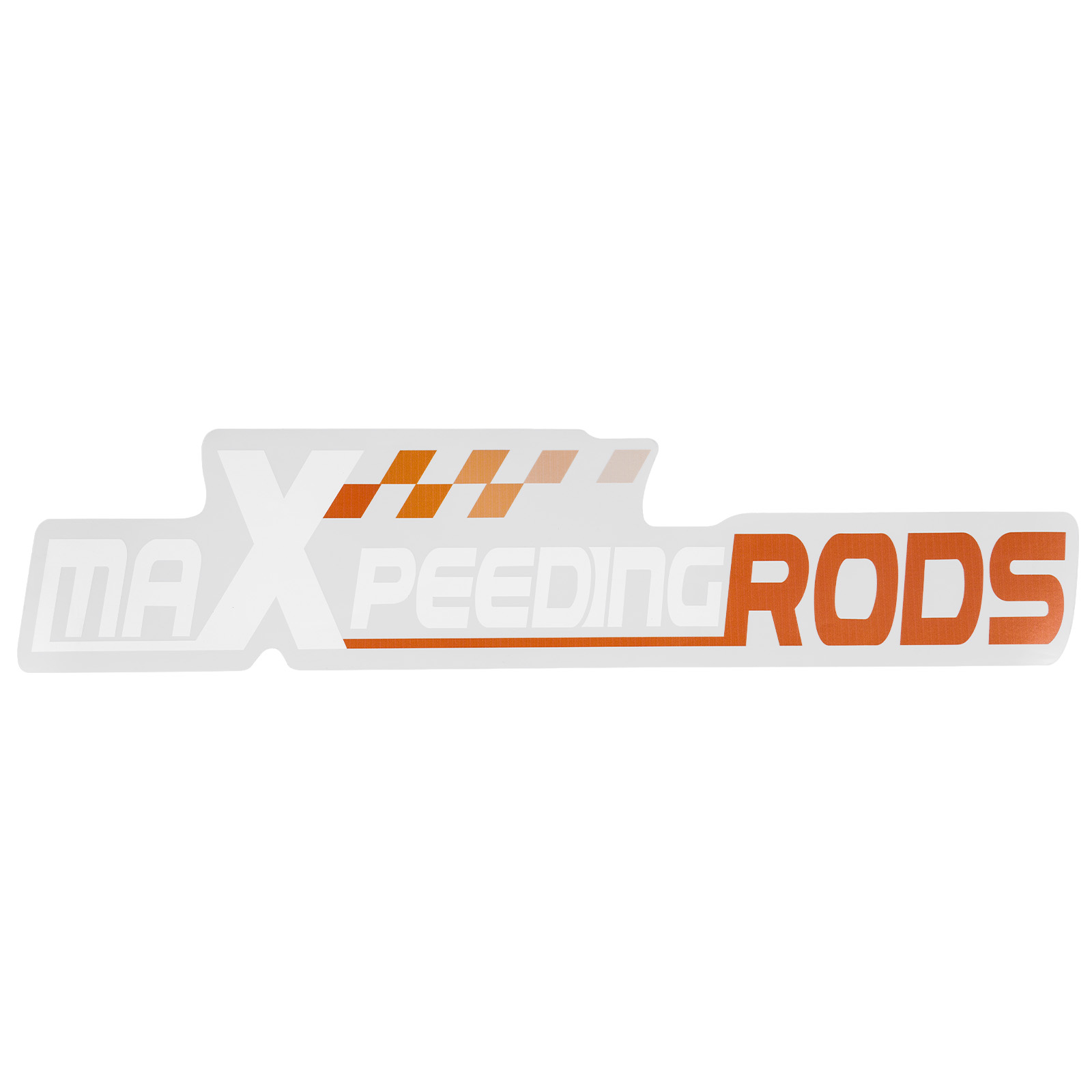 Maxpeedingrods logo car stickers compatible for White 450mm × 112.5mm-image-STICKER-OW-01